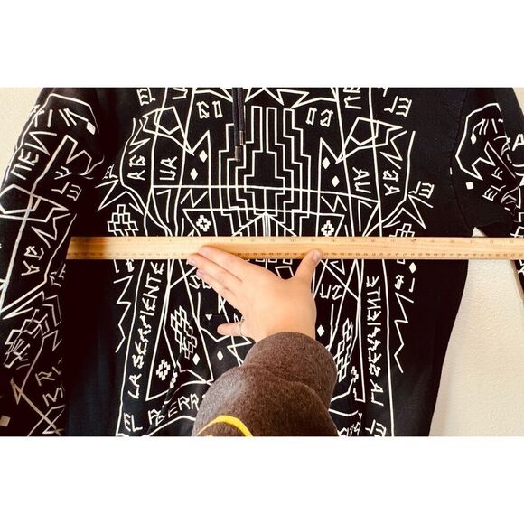 Marcelo Burlon RARE County of Milan Artistic Hooded Sweatshirt Small Men's - Picture 8 of 9